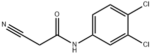 乙酰胺,2-氰基-N-(3,4-二氯苯基)-, 15386-80-8, 結(jié)構(gòu)式