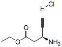 ETHYL (S)-3-AMINOPENT-4-YNOATE HYDROCHLORIDE Struktur