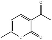 2H-Pyran-2-one, 3-acetyl-6-methyl- (9CI) Struktur