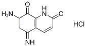7-AMino-1,5-dihydro-5-iMino-2,8-quinolinedione Hydrochloride Struktur