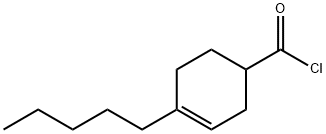 3-Cyclohexene-1-carbonyl chloride, 4-pentyl- (9CI) Struktur