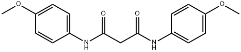 Propanediamide,N1,N3-bis(4-methoxyphenyl)- Struktur