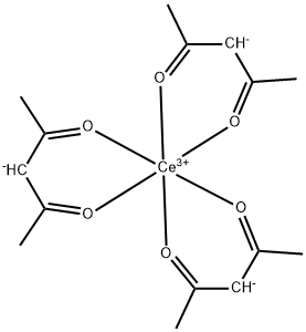 CERIUM ACETYL ACETONATE Struktur