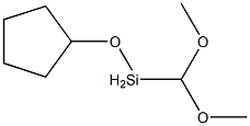 Silane, (cyclopentyloxy)dimethoxymethyl- (9CI) Struktur