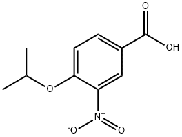 4-isopropoxy-3-nitrobenzoic acid Struktur