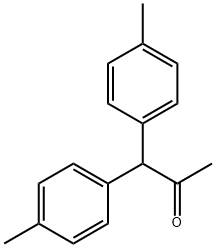 1,1-雙(4-甲基苯基)-2-丙酮 結(jié)構(gòu)式