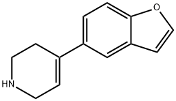4-(5-BENZOFURANYL)-1,2,3,6-TETRAHYDROPYRIDINE Structure