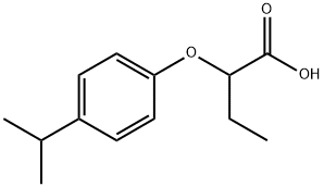 2-(4-ISOPROPYLPHENOXY)BUTANOIC ACID Struktur