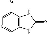 7-溴-1,3-二氫咪唑并[4,5-C]吡啶-2-酮 結(jié)構(gòu)式
