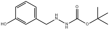 N-BOC-N''-(3-HYDROXYBENZYL)HYDRAZINE Struktur