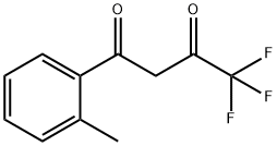 4,4,4-trifluoro-1-(2-methylphenyl)butane-1,3-dione Struktur