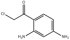 Ethanone, 2-chloro-1-(2,4-diaminophenyl)- (9CI) Struktur