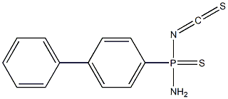 Diphenylphosphinothioyl isothiocyanate Struktur