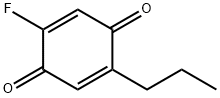 2,5-Cyclohexadiene-1,4-dione,  2-fluoro-5-propyl- Struktur