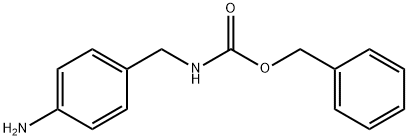 4-N-CBZ-AMINOMETHYLANILINE Struktur