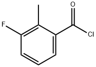 Benzoyl chloride, 3-fluoro-2-methyl- (9CI) Struktur