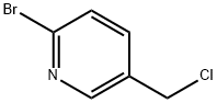 Pyridine, 2-bromo-5-(chloromethyl)- (9CI) Struktur