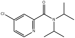 4-CHLORO-N-DIISOPROPYL-PYRIDINE-2-CARBOXAMIDE Struktur