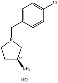 1-(4-CHLORO-BENZYL)-PYRROLIDIN-3-YLAMINE DIHYDROCHLORIDE Struktur