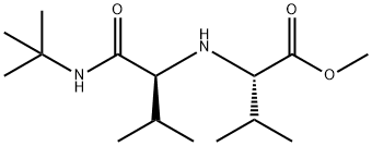 L-Valine, N-[1-[[(1,1-dimethylethyl)amino]carbonyl]-2-methylpropyl]-, methyl ester, (S)- (9CI) Struktur