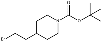 N-BOC-4-(2-BROMO-ETHYL)-PIPERIDINE Struktur