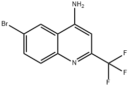 6-BroMo-2-(trifluoroMethyl)quinolin-4-aMine Struktur