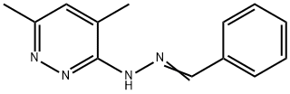 Benzaldehyde 4,6-dimethyl-3-pyridazinyl hydrazone Struktur