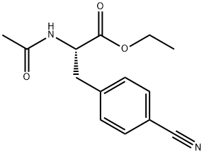 AC-DL-PHE(4-CN)-OET Struktur