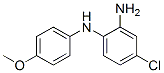 4-クロロ-N-(4-メトキシフェニル)-1,2-ベンゼンジアミン 化學(xué)構(gòu)造式