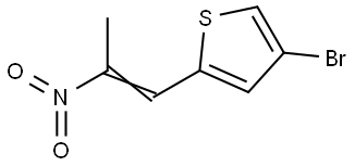 4-BROMO-2-(2-NITROPROP-1-ENYL)THIOPHENE Struktur
