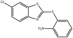2-[(6-CHLORO-1,3-BENZOTHIAZOL-2-YL)THIO]ANILINE Struktur