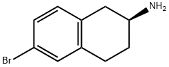 (S)-6-BROMO-2-AMINOTETRALIN Struktur