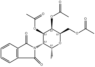 2-DEOXY-2-PHTHALIMIDO-3,4,6-TRI-O-ACETYL-ALPHA-D-GALACTOPYRANOSYL FLUORIDE Struktur