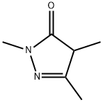2,4-Dihydro-2,4,5-trimethyl-3H-pyrazol-3-one Struktur