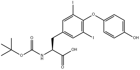 BOC-3,5-DIIODO-L-THYRONINE Struktur