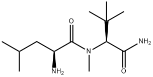 L-VALINAMIDE, L-LEUCYL-N, 3-DIMETHYL Struktur