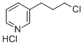 3-(3-Chloropropyl)pyridine hydrochloride Struktur