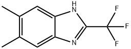 2-(Trifluoromethyl)-5,6-dimethyl-1H-benzimidazole, 1799-79-7, 結(jié)構(gòu)式