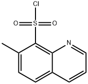 7-Methyl-8-quinoxalinesulfonyl Chloride Struktur