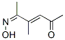 3-Hexene-2,5-dione, 3-methyl-, 2-oxime (9CI) Struktur