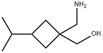 Cyclobutanemethanol, 1-(aminomethyl)-3-(1-methylethyl)- (9CI) Structure