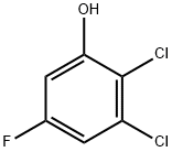 2,3-Dichloro-5-fluorophenol Struktur