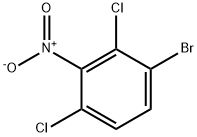 1-Bromo-2,4-dichloro-3-nitrobenzene Struktur