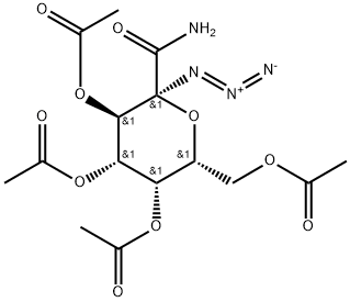 C-(2,3,4,6-TETRA-O-ACETYL-1-AZIDO-1-DEOXY-ALPHA-D-GALACTOPYRANOSYL)FORMAMIDE|C-(2,3,4,6-TETRA-O-ACETYL-1-AZIDO-1-DEOXY-A-D-GALACTOPYRANOSYL)FORMAMIDE