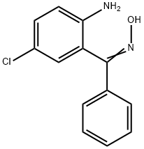 2-氨基-5-氯二苯酮肟 結構式