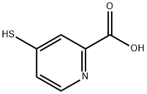 4-Mercaptopyridine-2-carboxylic acid Struktur
