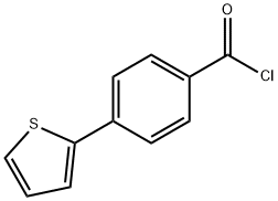 4-(2-THIENYL)BENZOYL CHLORIDE Struktur