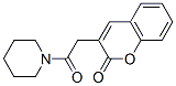 3-(2-Oxo-2-piperidinoethyl)coumarin 結(jié)構(gòu)式