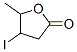 dihydro-4-iodo-5-methylfuran-2(3H)-one Structure