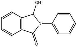 2,3-dihydro-3-hydroxy-2-phenyl-1H-isoindol-1-one Structure